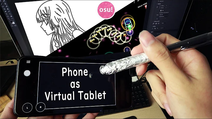 Use Your Phone as Drawing Tablet / Osu Tablet