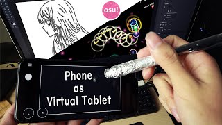 Use Your Phone as Drawing Tablet / Osu Tablet screenshot 2