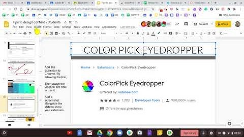 Colour Pick Eye Dropper