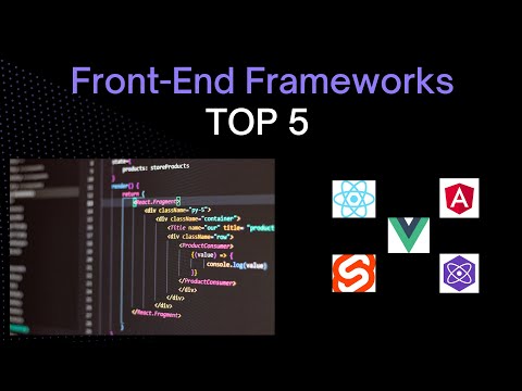 ✅Top 5 Best Front End Frameworks for web development in 2023💥
