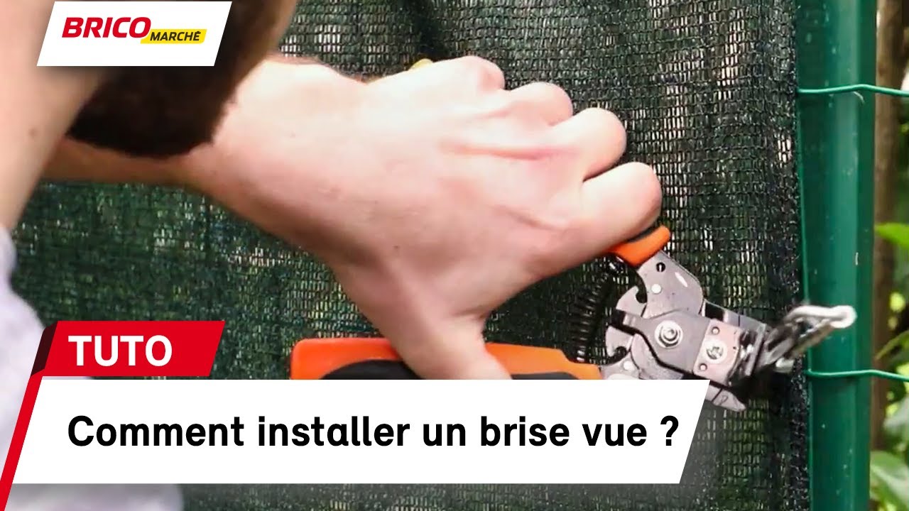 Comment installer un brise vue ?