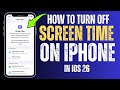 So Deaktivieren Sie Die Bildschirmzeit Auf Dem IPhone Ohne Passwort IOS 26 So Deaktivieren Sie Die Bildschirmzeit Auf Dem IPhone Ohne Passwort IOS 26