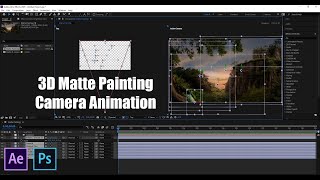 How to make 3D Matte Painting in Adobe After Effects || Animatie Flix