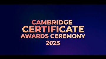 🇬🇧 Cambridge Certificate Awards 2025 🔴 Student Achievements Celebrated