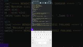 PEMROGRAMAN PASCAL UNTUK MENGHITUNG LUAS BANGUNAN(Lingkaran,Bujur Sangkar, Persegi Panjang&Segitiga)