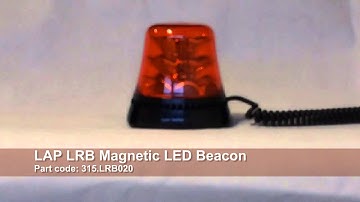 LAP Electrical LRB Series Magnetic LED Flashing Beacon Demonstration Video