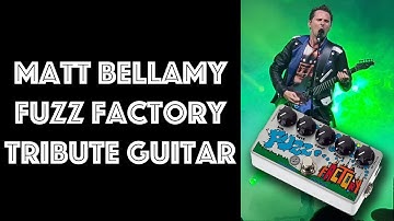 Matt Bellamy Fuzz Factory Tribute Guitar Build - How To Install a Fuzz Pedal Into a Guitar