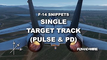 DCS F-14 Snippets: Single Target Track (Pulse & PD) - V2