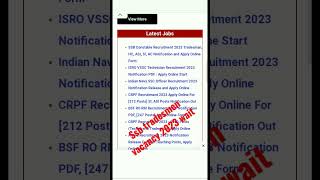 ssb tradesman vacancy notes ??????subscribe respectvideo thanks shortsvideo alight