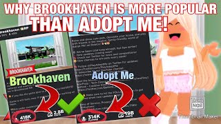 Brookhaven is about to overtake adopt me in visits : r/roblox