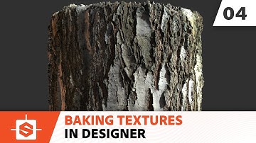 Tree Bark - Baking in Substance Designer | Adobe Substance 3D