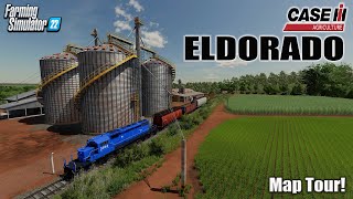CASE IH “ELDORADO” FS22 MAP TOUR! | NEW MOD MAP! | Farming Simulator 22 (Review) PS5.