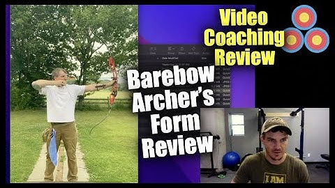 Helping a new Barebow Archer Improve Their Scores | Video Coaching Review