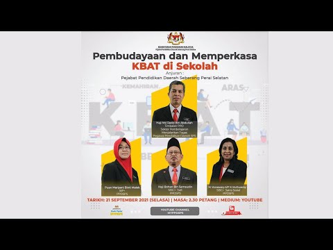 🔴[LIVE] PEMBUDAYAAN DAN MEMPERKASA KBAT DI SEKOLAH (SIRI 1)