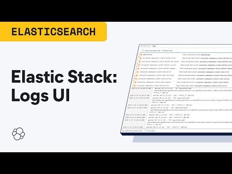 Elastic Stack: Logs UI