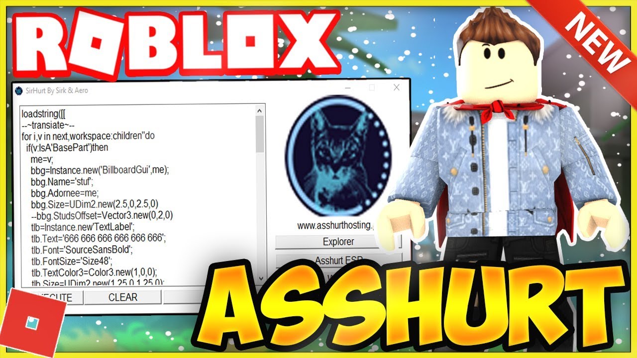 New Roblox Exploit Hack Asshurt Trial Unrestricted Lua Script Exe W 666 Titan Esp More Youtube - new qtx lvl 7 new roblox hackexploit full script executor grabknife titan kidnap etc