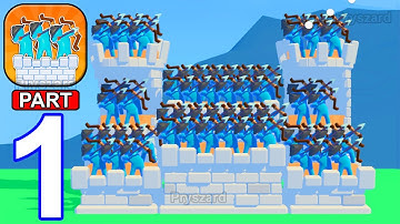 Archery Bastions: Castle War - Gameplay Walkthrough Part 1 Stick War Archer Tower Defense Android
