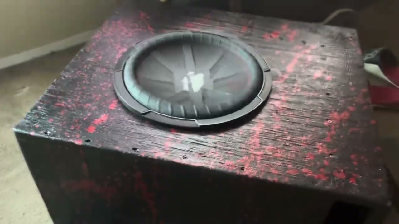 Custom box for kicker comp r 12. 2.75 cubes tuned to 35hz hmu for your next box build