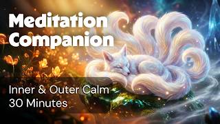 Quiet Awareness 🦊 😌 ☯️ Ying & Yang Kitsune Meditation | 30 Min screenshot 2