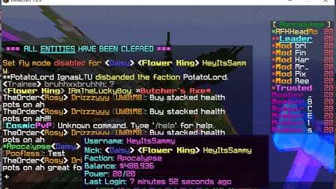 Cosmic PVP Bug Report - Sorry for Noise in the background