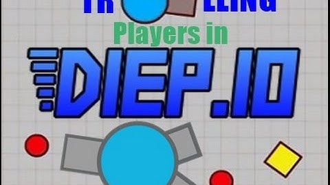 Trolling players in Diep.io with Tri-Angle | Mack Diep.io/Diepio