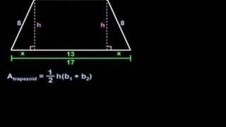Area of a Trapezoid - MathHelp.com - Geometry Help