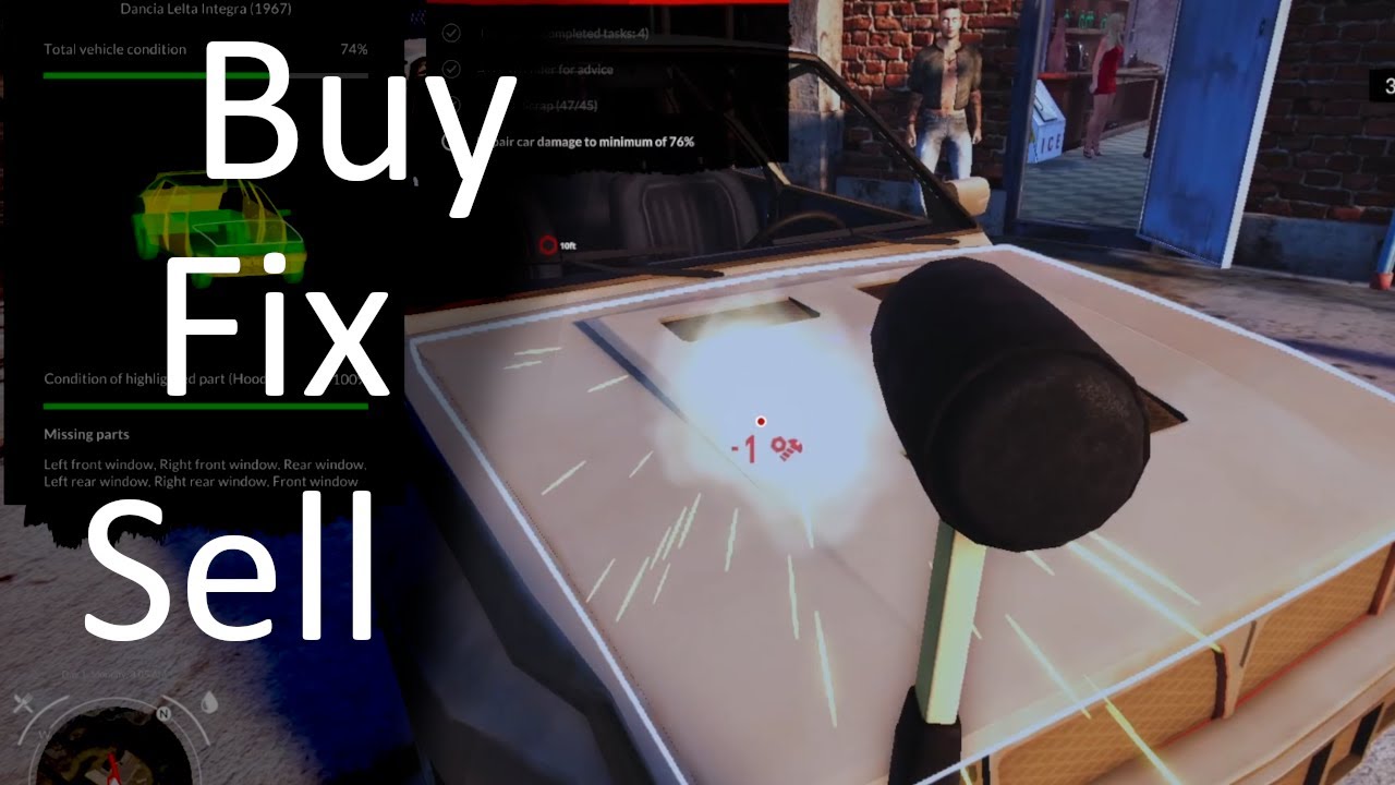 Buy, Fix and sell cars on Used Cars Simulator