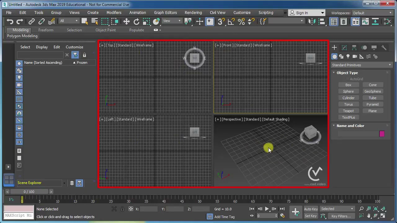 02.03 - كورس تعليم برنامج 3DS Max - شرح User interface - YouTube