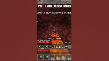 Why So Much Lava || POV : I Mine Ancient Debris