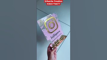 Acrylic Social media Signage, Instagram Acrylic stand QR Code Stand - Urbanite Creation 9355776077