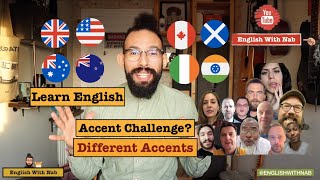 Different English Accents from all over the world // Accent tag