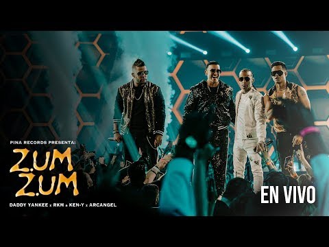 Daddy Yankee , Rkm & Ken-Y , Arcangel  🐝🍯 - Zum Zum [Live Premios Juventud]