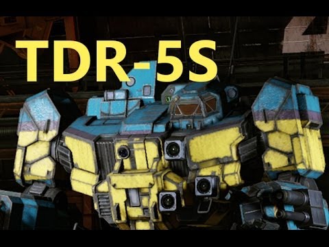 Random Thunderbolt Game // TDR-5S // 735dmg // Mechwarrior Online