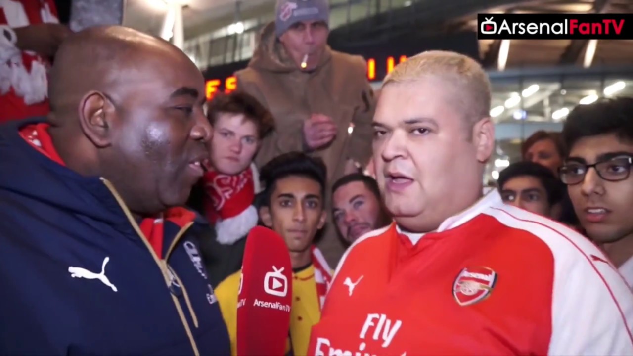 Heavy D before & after Arsenal-Barcelona [Dejected]