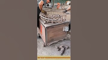 Skilled Workers Bending Steel Manually #workprocess #steelwork