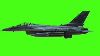 Jet Passing Sideways Greenscreen | No Copyright Videos