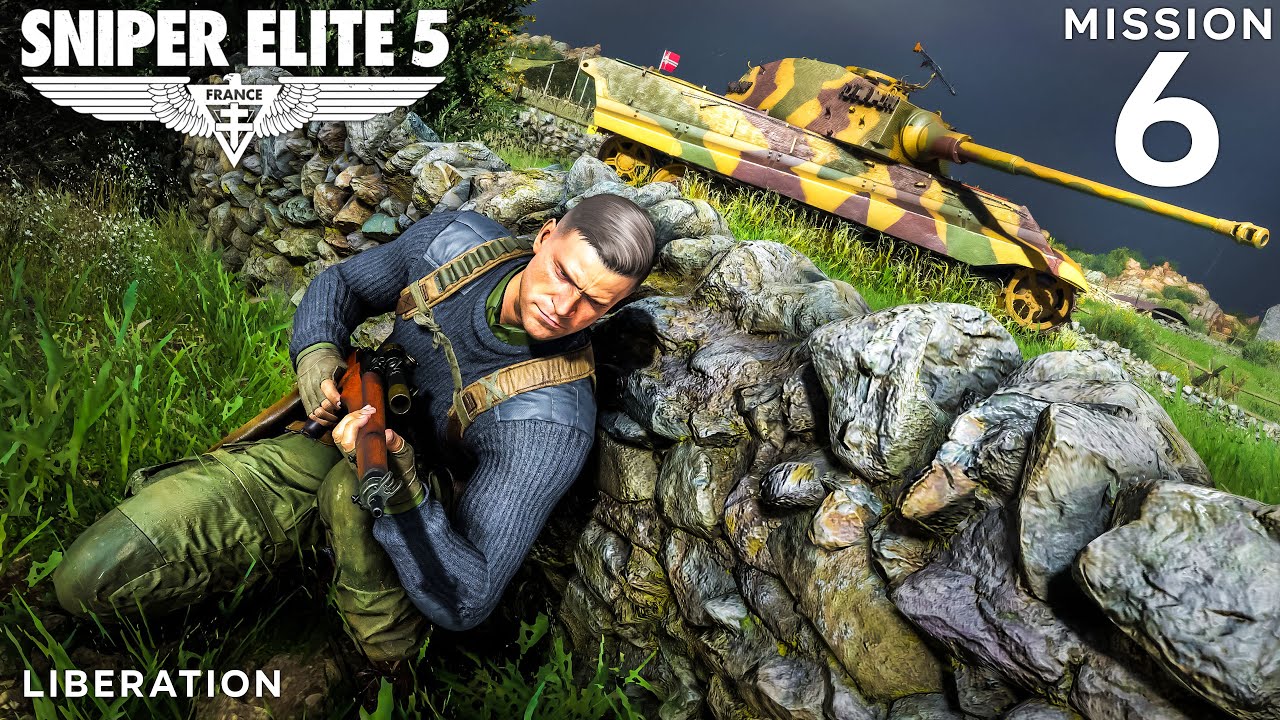 Sniper Elite 5 | Mission 6 Libération |  Walkthrough (PS5 4K 60FPS )