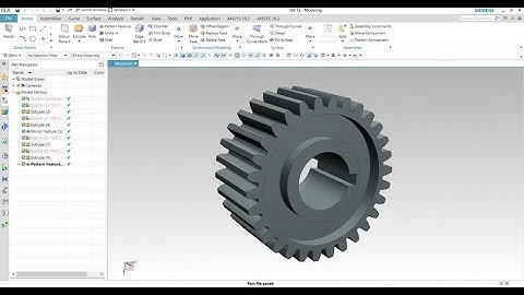 How to design a Spur Gear | NX Siemens CAD | Full Tutorial