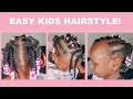 Easy Kids Hairstyle | Ponytails With Beads | Kids Natural Hair Care