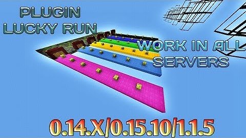 MINECRAFT McPe 0.14.X PLUGIN LUCKY RUN WORK IN ALL SERVER AND IN MCPE 0.14.X/0.15.10/1.1.5