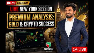 LIVE MARKET ANALYSIS | CRYPTO AND GOLD  | NEW YORK SESSION | 25 MAY | DAY 111