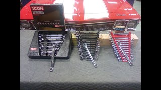 ICON,TEKTON,CAPRI, combo wrench shoot out, thier are big differences!!