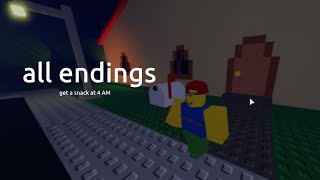 get a snack at 4 AM [all endings]