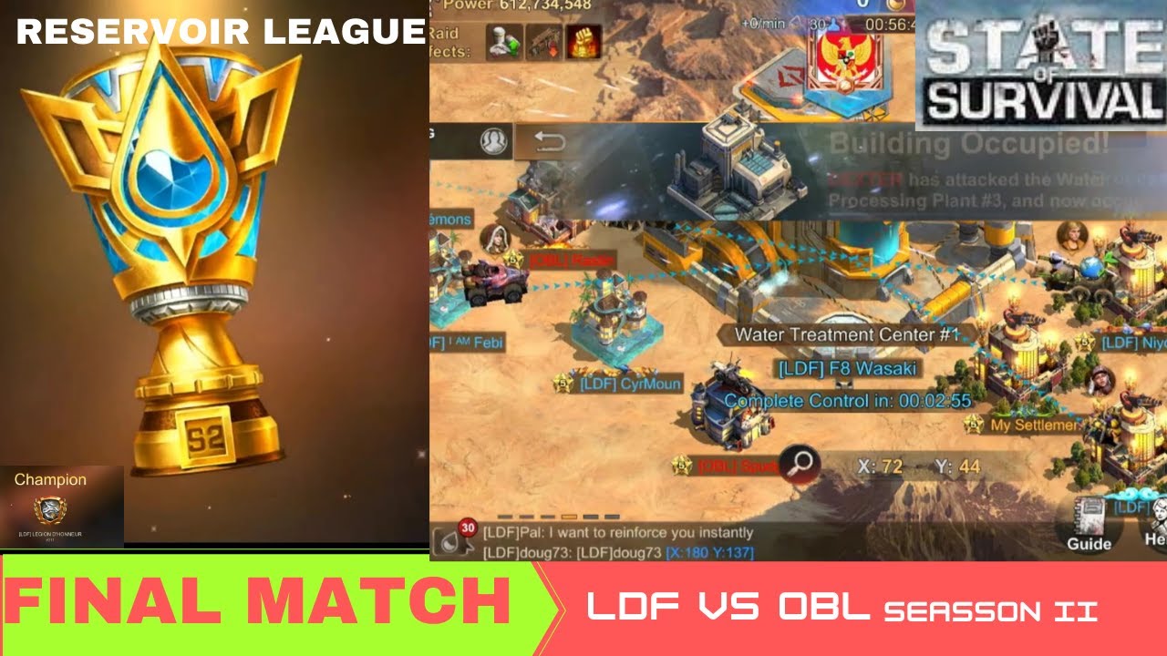 FINAL OF   RESERVOIR LEAGUE  SEASSON 2(S2) - STATE OF SURVIVAL