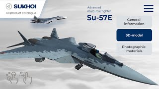 SUKHOI AR - приложение дополненной реальности, представляющее каталог изделий ПАО «Компания «Сухой»