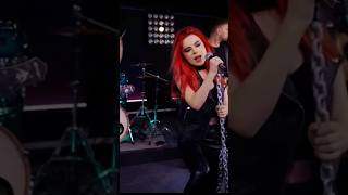 Here it comes - the rainbow in the dark 🌈 #theironcross #rock #redhead #cover