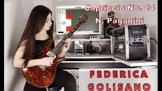 Paganini Caprice Capriccio No. 24  Dr.Viossy Metal Version Guitar 15 Years OLD Federica GOLISANO