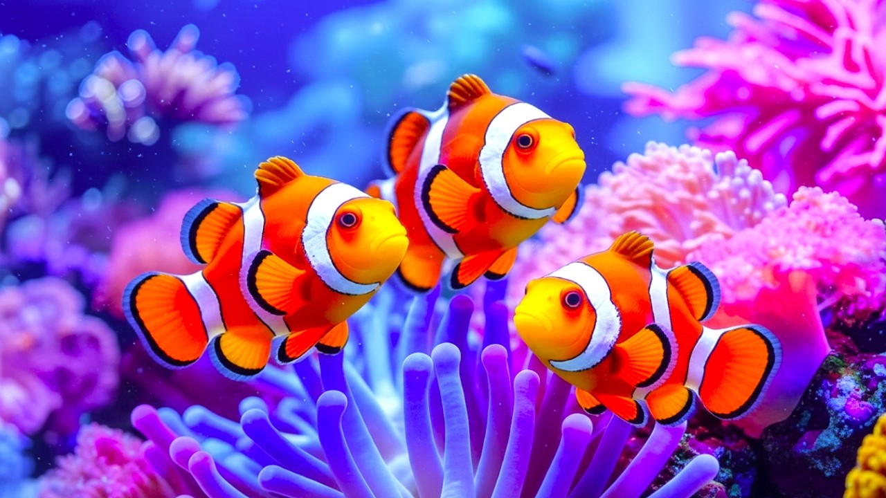 The Best 4K Aquarium - Dive Into The Mesmerizing Underwater Realm, Sea Jellyfish, Coral Reefs. #76