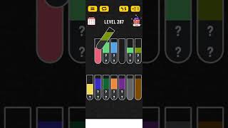Water Sort puzzle level 287 - Color Puzzle Game (IEC Global Pty Ltd)