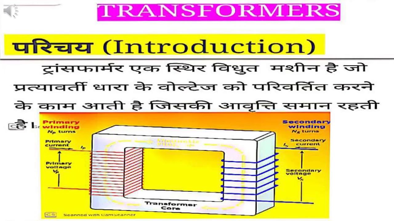 Transformer Basic theory - YouTube